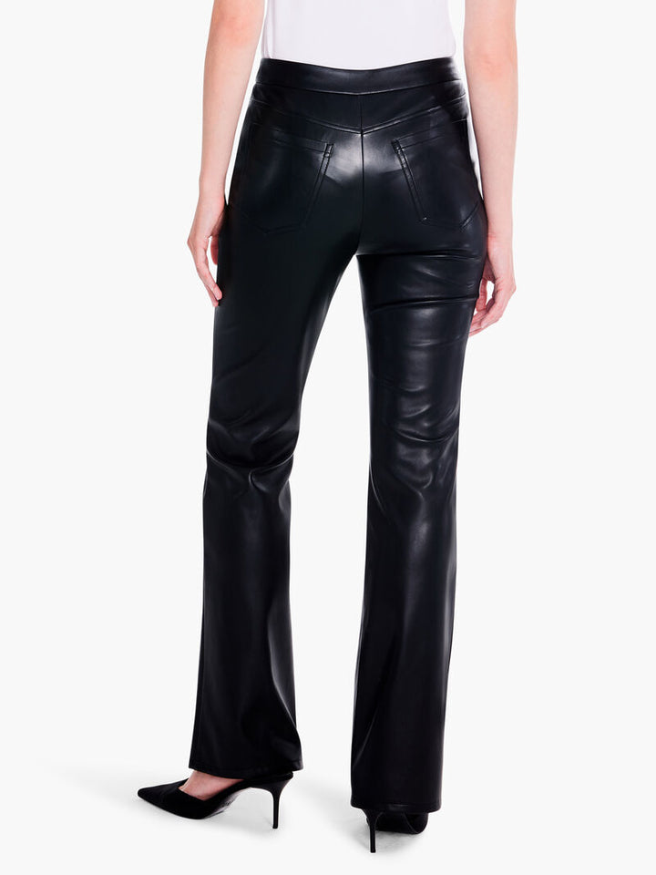 31" FAUX LEATHER BOOTCUT PANT