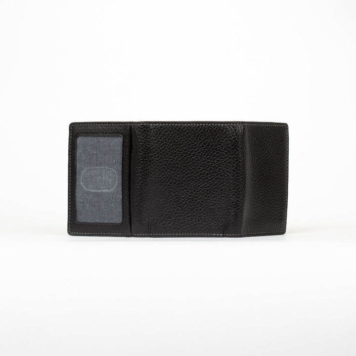 Alfa Trifold Wallet - Black