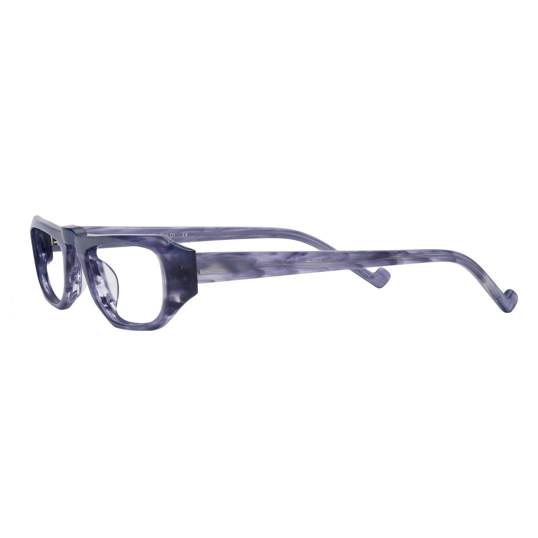 half-frame reading glasses for women sapphire pearl