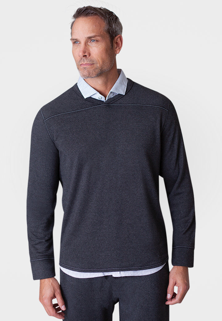 Weekend Getaway Set: V Neck Pullover Sweatshirt | Buki